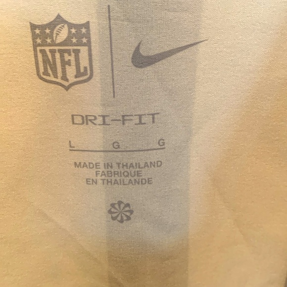 Men NEW ORLEANS SAINTS Nike lightweight Coach Short Sleeve Quarter-Zip - Picture 4 of 7